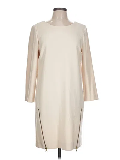 Pre-owned Jcrew Casual Dress In White