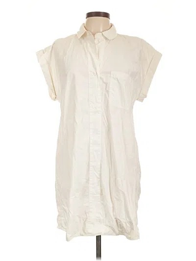 Pre-owned Jcrew Casual Dress In White