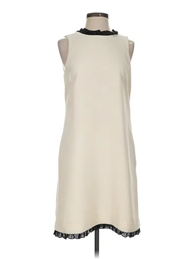 Pre-owned Jcrew Casual Dress In White