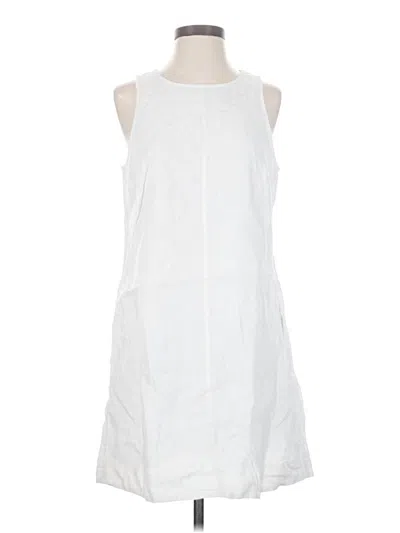 Pre-owned Jcrew Casual Dress In White