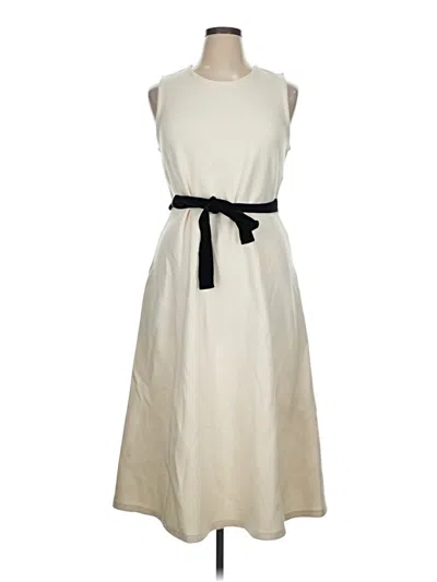Pre-owned Jcrew Casual Dress In White