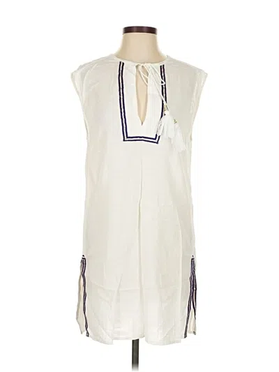 Pre-owned Jcrew Casual Dress In White
