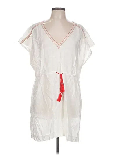 Pre-owned Jcrew Casual Dress In White