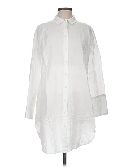 Pre-owned Jcrew Casual Dress In White