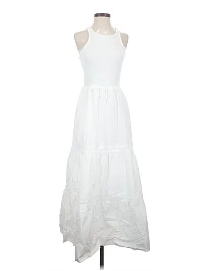 Pre-owned Jcrew Casual Dress In White