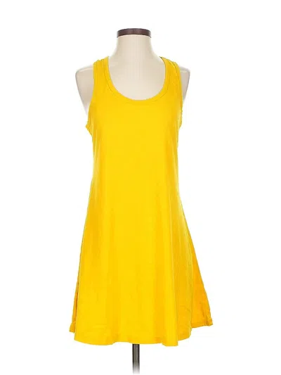 Pre-owned Jcrew Casual Dress In Yellow