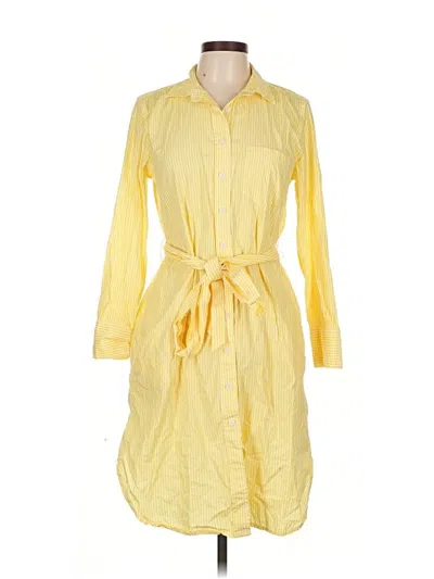 Pre-owned Jcrew Casual Dress In Yellow