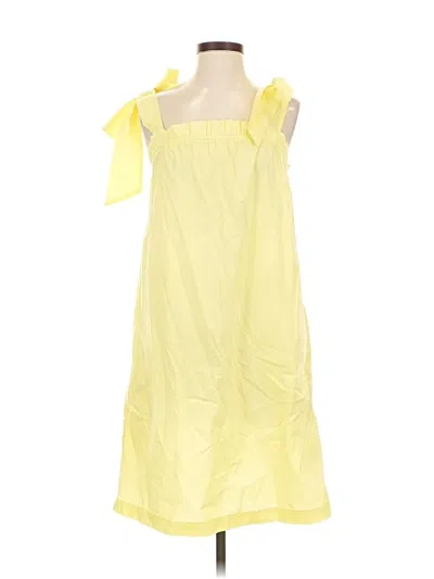 Pre-owned Jcrew Casual Dress In Yellow
