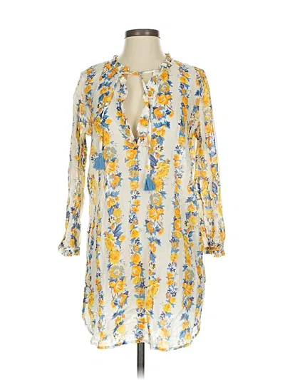 Pre-owned Jcrew Casual Dress In Yellow