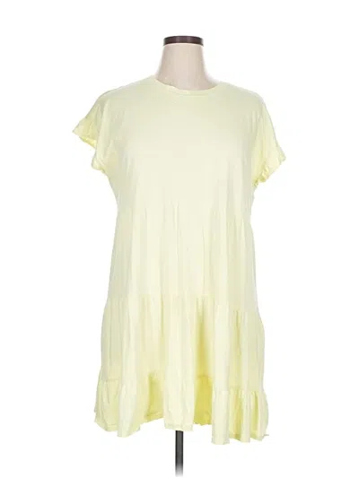 Pre-owned Jcrew Casual Dress In Yellow