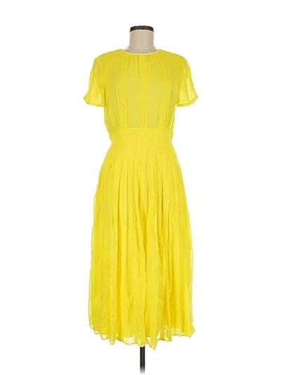 Pre-owned Jcrew Casual Dress In Yellow