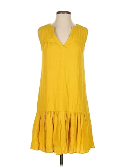 Pre-owned Jcrew Casual Dress In Yellow