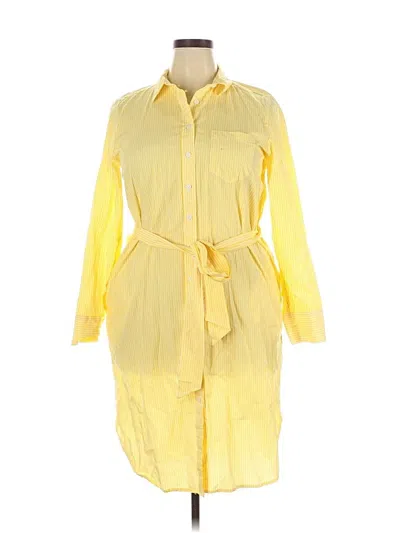 Pre-owned Jcrew Casual Dress In Yellow