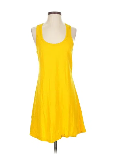 Pre-owned Jcrew Casual Dress In Yellow