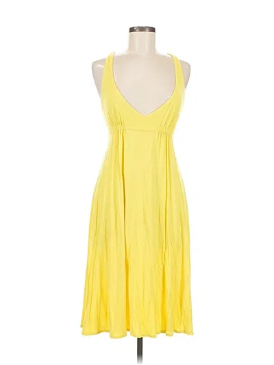 Pre-owned Jcrew Casual Dress In Yellow