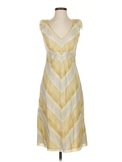 Pre-owned Jcrew Casual Dress In Yellow