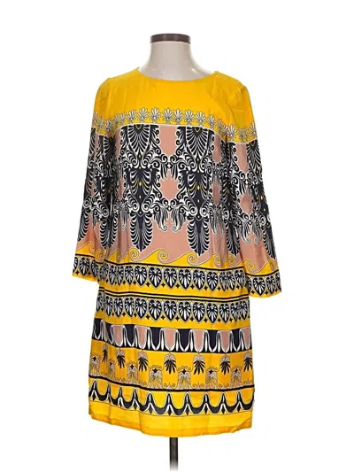 Pre-owned Jcrew Casual Dress In Yellow