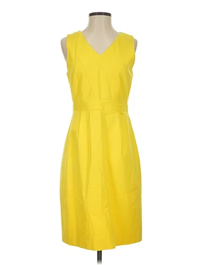 Pre-owned Jcrew Casual Dress In Yellow