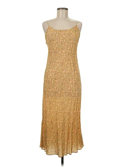 Pre-owned Jcrew Casual Dress In Yellow