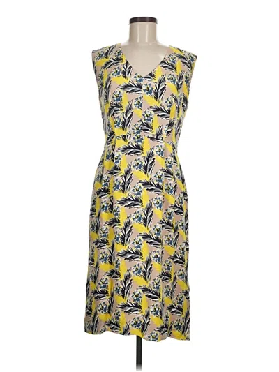 Pre-owned Jcrew Casual Dress In Yellow