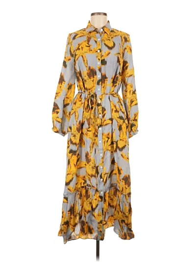 Pre-owned Jcrew Casual Dress In Yellow