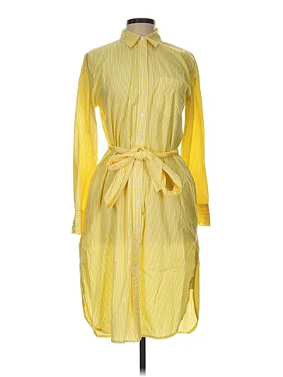 Pre-owned Jcrew Casual Dress In Yellow