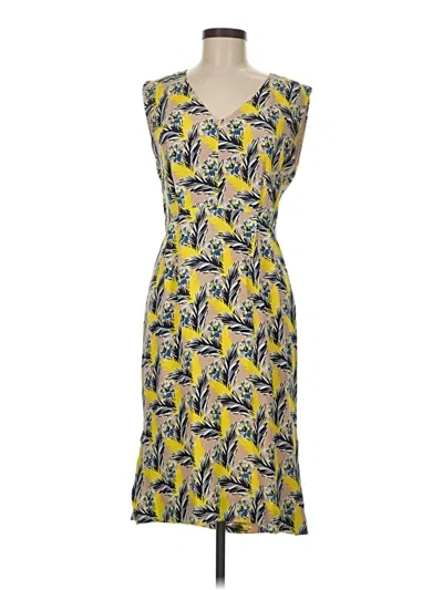 Pre-owned Jcrew Casual Dress In Yellow