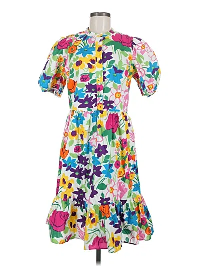 Pre-owned Jcrew Casual Dress In Yellow