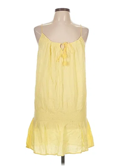 Pre-owned Jcrew Casual Dress In Yellow