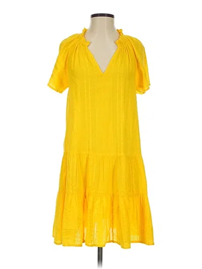 Pre-owned Jcrew Casual Dress In Yellow