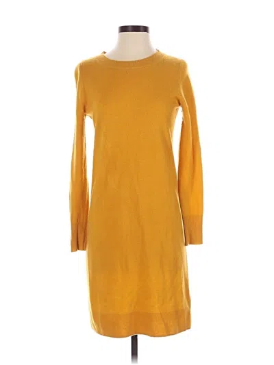 Pre-owned Jcrew Casual Dress In Yellow