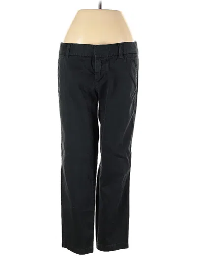 Pre-owned Jcrew Casual Pants In Black