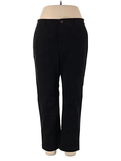 Pre-owned Jcrew Casual Pants In Black