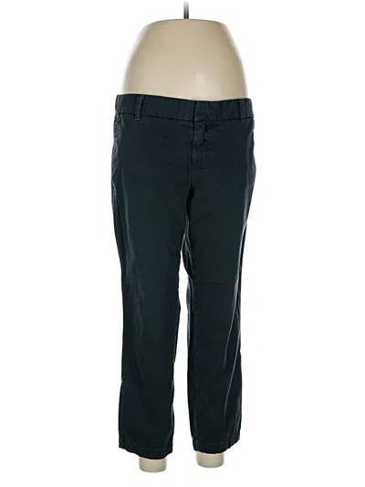 Pre-owned Jcrew Casual Pants In Black