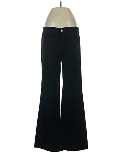 Pre-owned Jcrew Casual Pants In Black