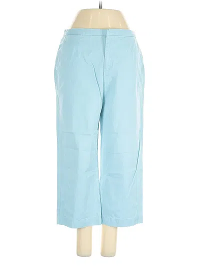 Pre-owned Jcrew Casual Pants In Blue