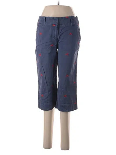 Pre-owned Jcrew Casual Pants In Blue