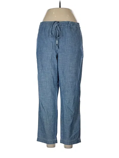 Pre-owned Jcrew Casual Pants In Blue