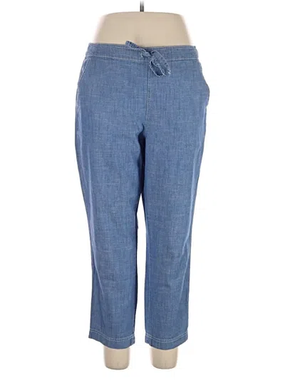 Pre-owned Jcrew Casual Pants In Blue