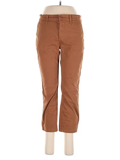 Pre-owned Jcrew Casual Pants In Brown