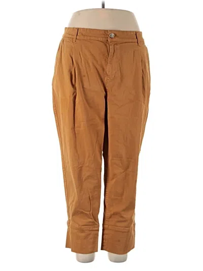 Pre-owned Jcrew Casual Pants In Brown