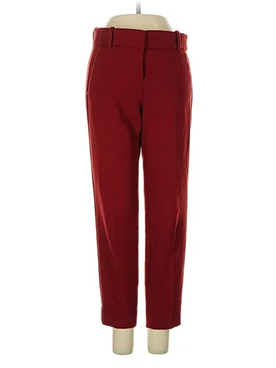 Pre-owned Jcrew Casual Pants In Burgundy