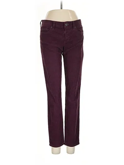 Pre-owned Jcrew Casual Pants In Burgundy