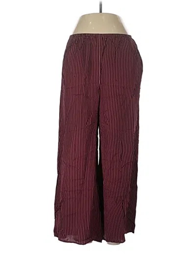 Pre-owned Jcrew Casual Pants In Burgundy