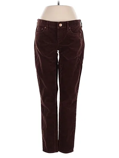 Pre-owned Jcrew Casual Pants In Burgundy
