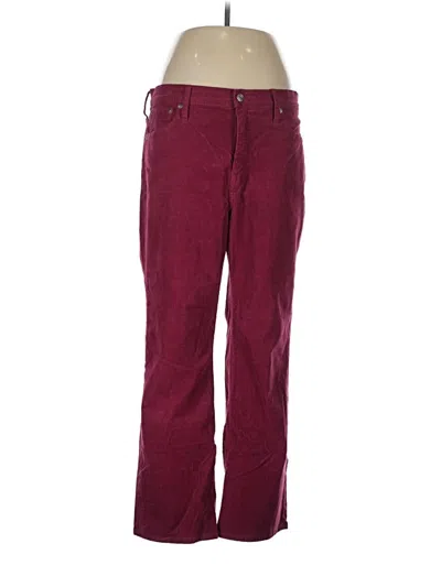 Pre-owned Jcrew Casual Pants In Burgundy