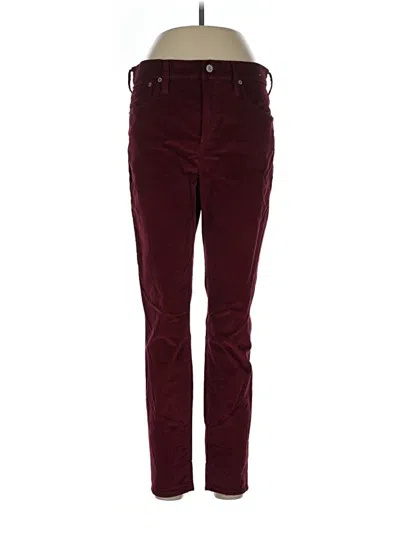 Pre-owned Jcrew Casual Pants In Burgundy