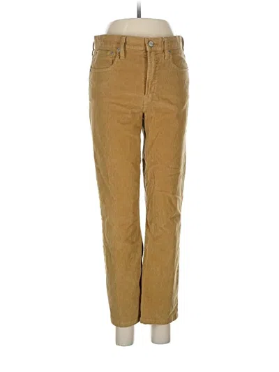 Pre-owned Jcrew Casual Pants In Gold