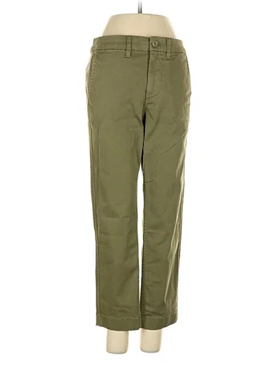 Pre-owned Jcrew Casual Pants In Green