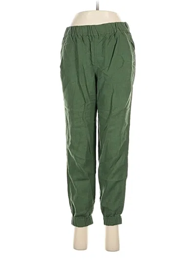 Pre-owned Jcrew Casual Pants In Green